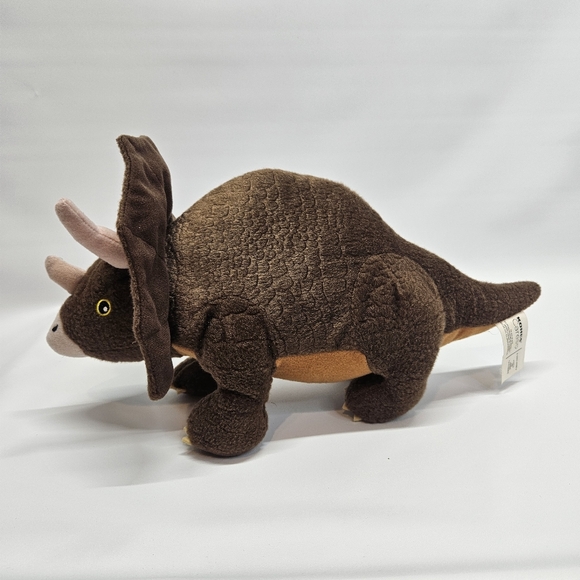 Kohl's Cares Brown Triceratops Dinosaur 13" Plush Golden Books Stuffed Animal - Picture 2 of 10